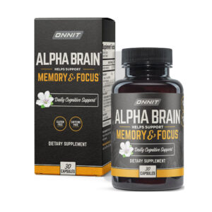 ONNIT Alpha Brain Nootropic Brain Supplement, 30 Count, for Men & Women