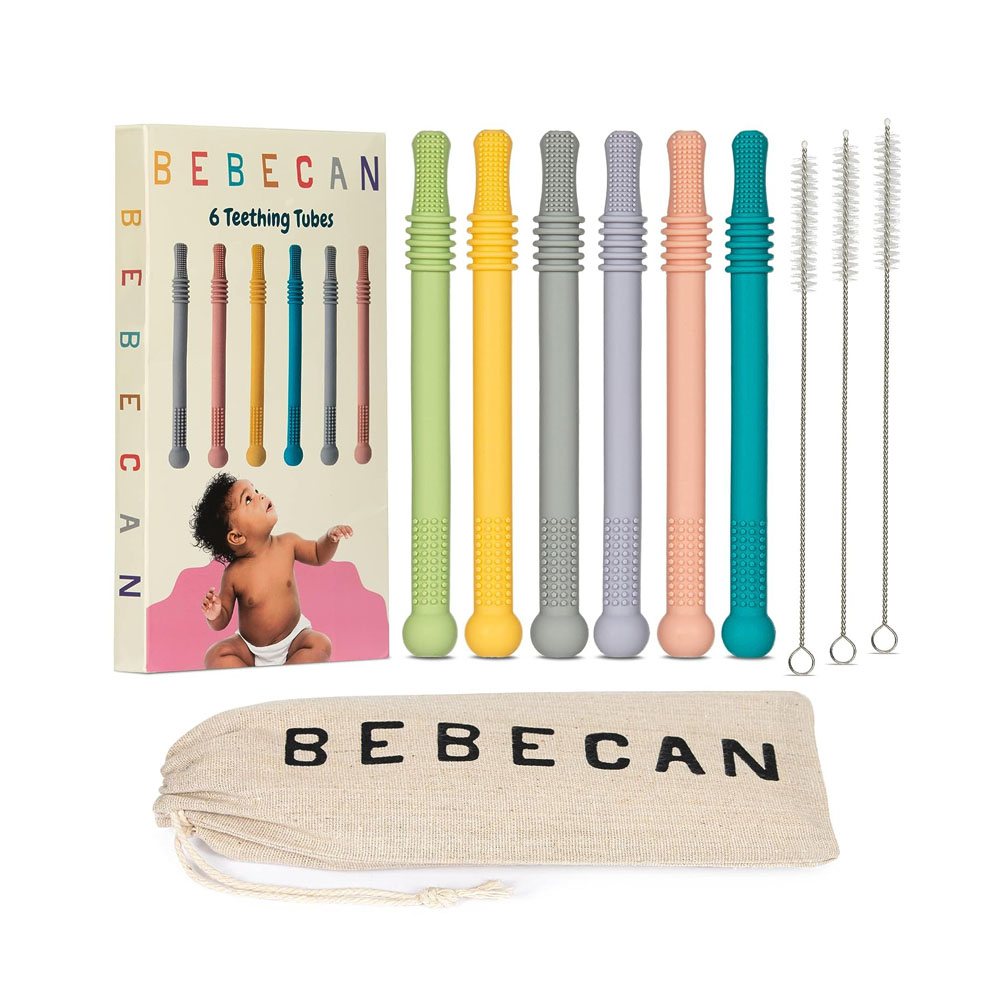 BEBECAN Teething Sticks for Babies - Infant Teething Relief for Teething Baby