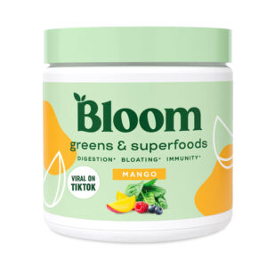 Bloom Nutrition Super Greens Powder Smoothie for Digestive Health & Bloating Relief for Women