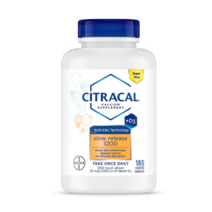 Citracal Slow Release, 1200 mg Calcium for Bone Health Supplement for Adults