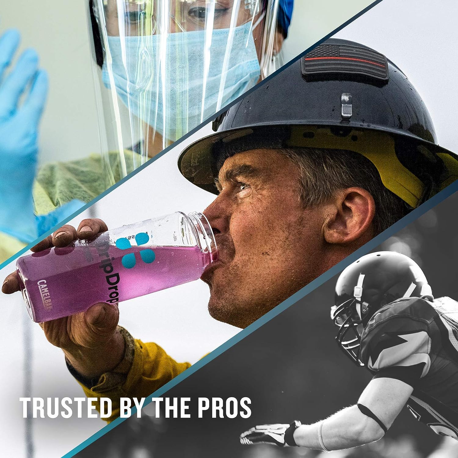 DripDrop Hydration - Electrolyte Powder Packets - Grape, Strawberry Lemonade - Image 3