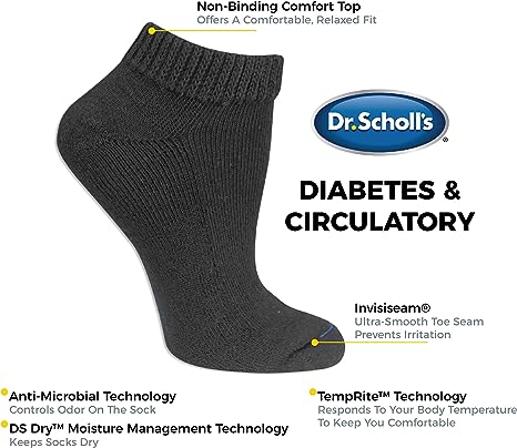 Dr. Scholl's Women's Diabetes & Circulator Socks-4 & 6 Pair Packs - Image 2