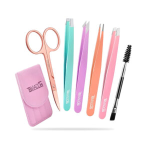 Eyebrow Tweezer Set, TsMADDTs 6 Pcs Tweezers Set
