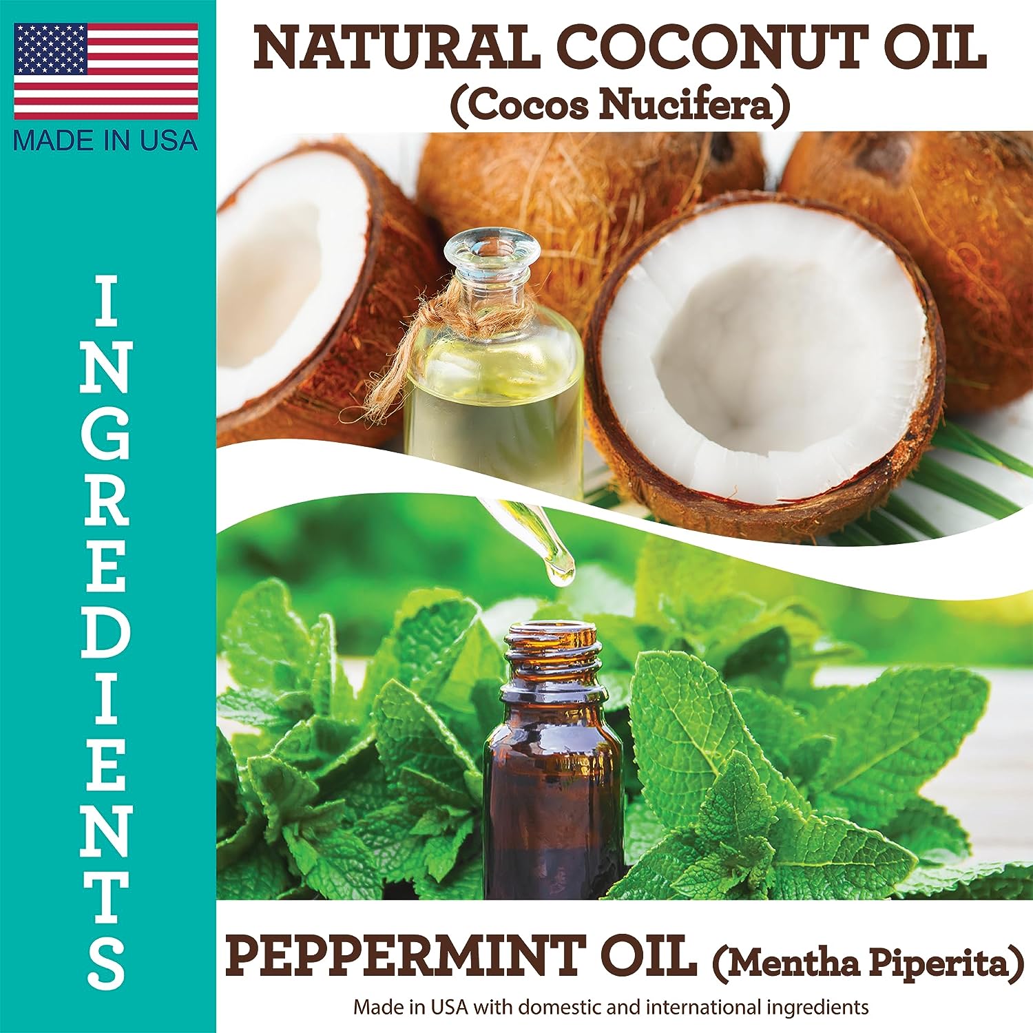 GuruNanda Oil Pulling with Coconut Oil and Peppermint Oil for Oral Health - Image 2