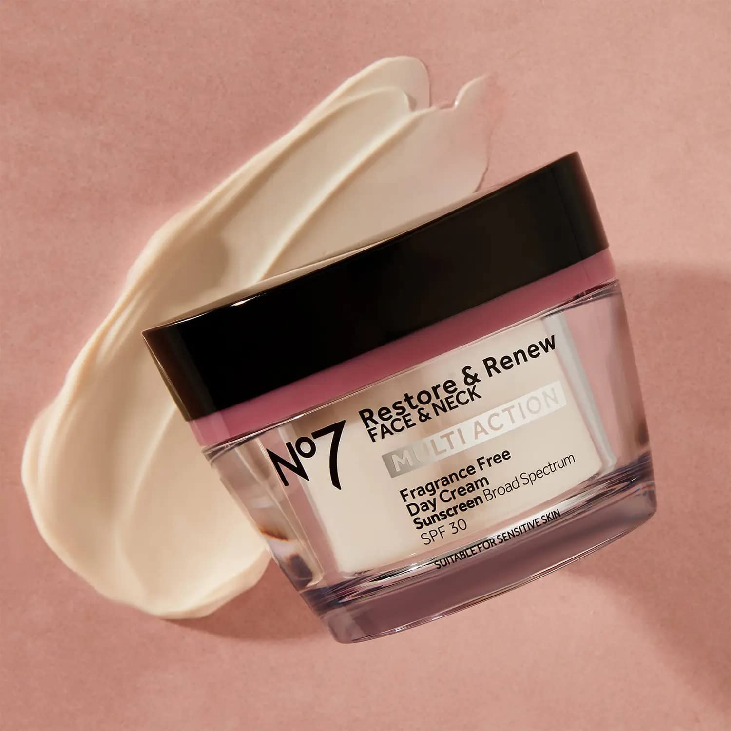 No7 Restore & Renew Multi Action Face & Neck Day Cream - Image 2