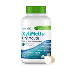 OraCoat XyliMelts Dry Mouth Relief Moisturizing Oral Adhering Discs