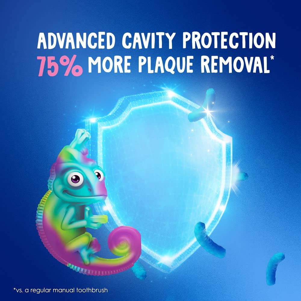 Oral-B Kid's Electric Rechargeable Toothbrush with Charger - Image 3