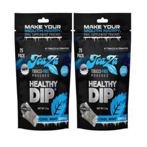 Teaza Herbal Energy Pouches Tobacco Alternative Nicotine Free Dip