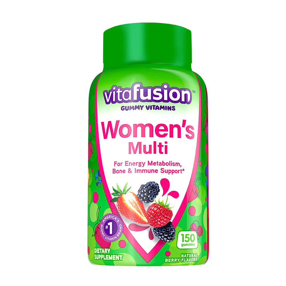 Vitafusion Womens Multivitamin Gummies, Berry Flavored Daily Vitamins